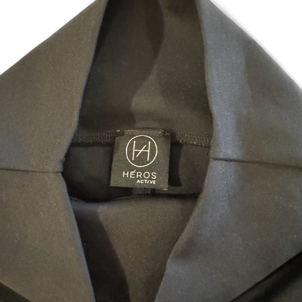 Héros Activewear The High Active Black Legging Sz Small - Luxury Italian Scuba - Picture 8 of 9